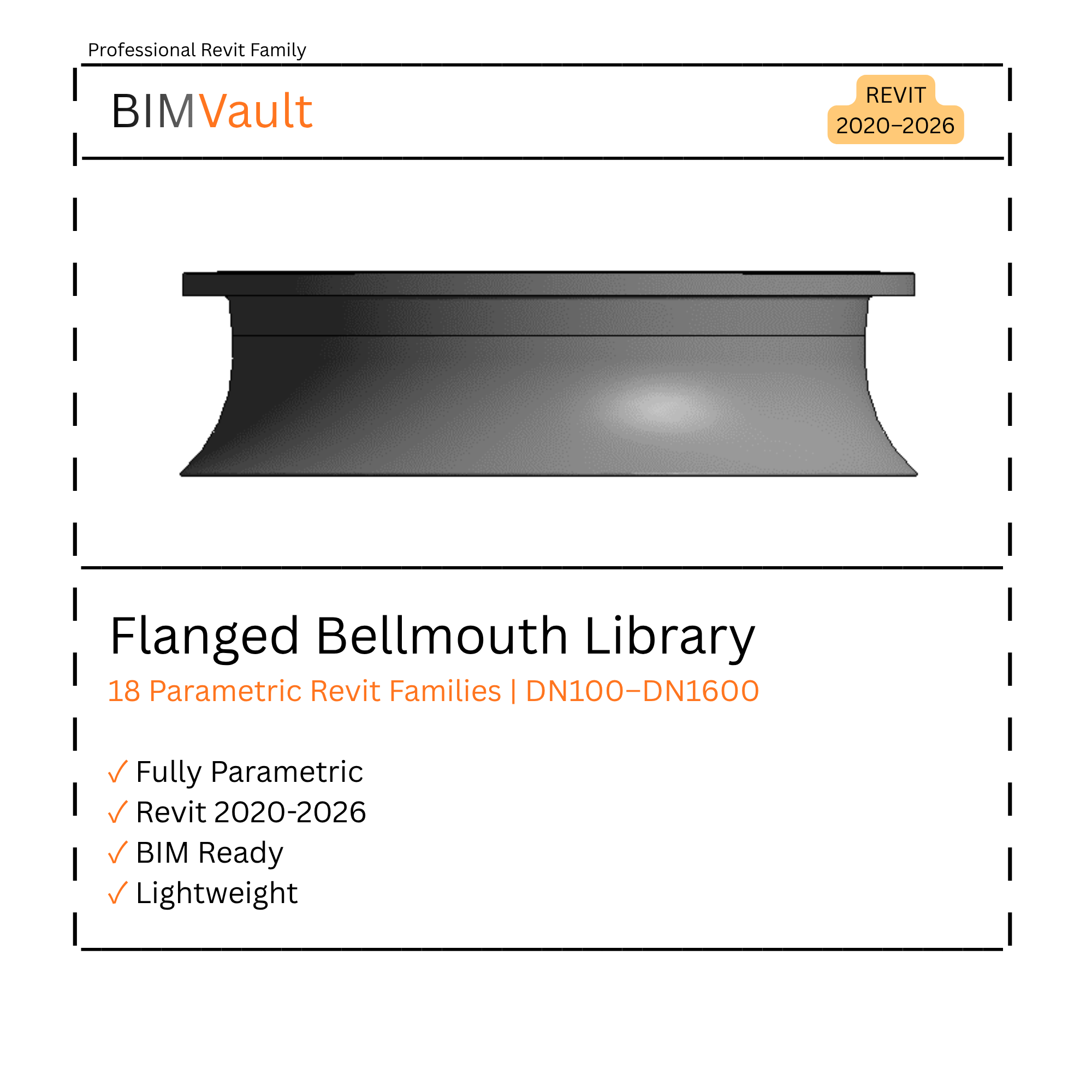 Flanged Bellmouth Library