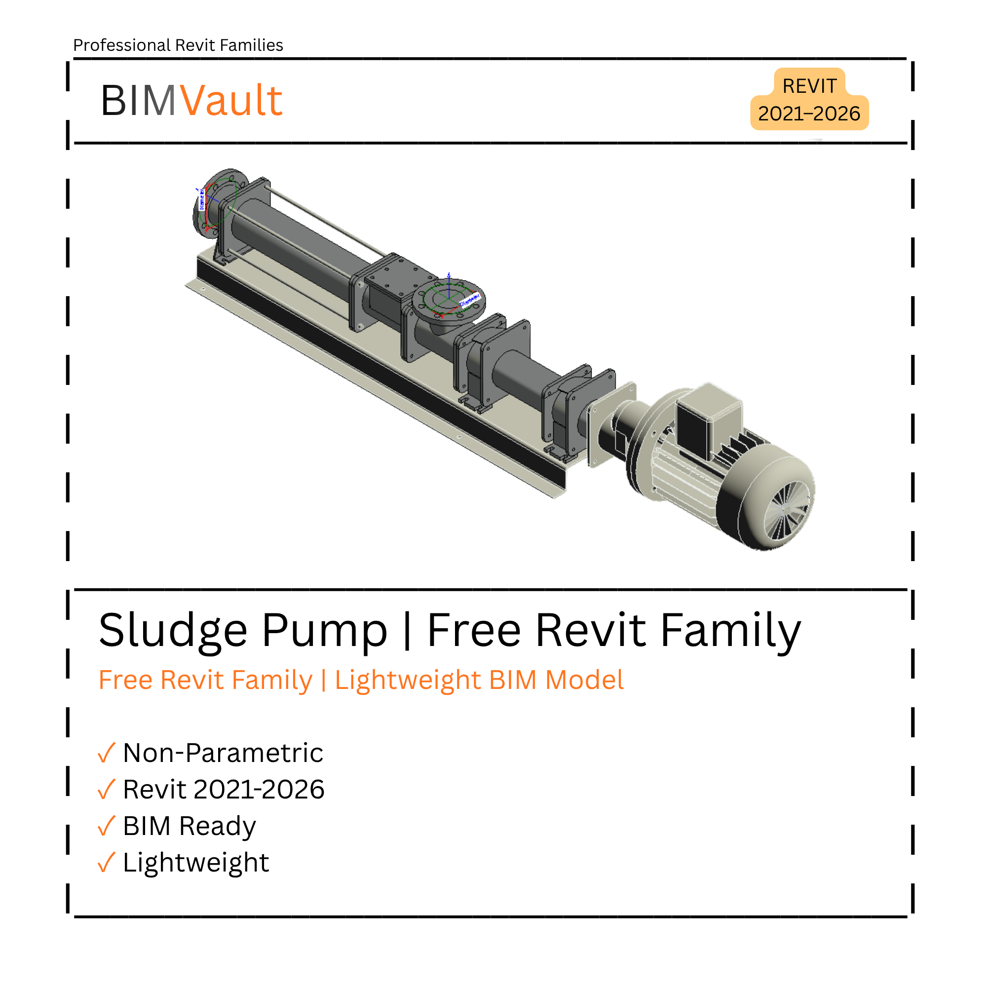 Sludge Pump | Free Revit Family