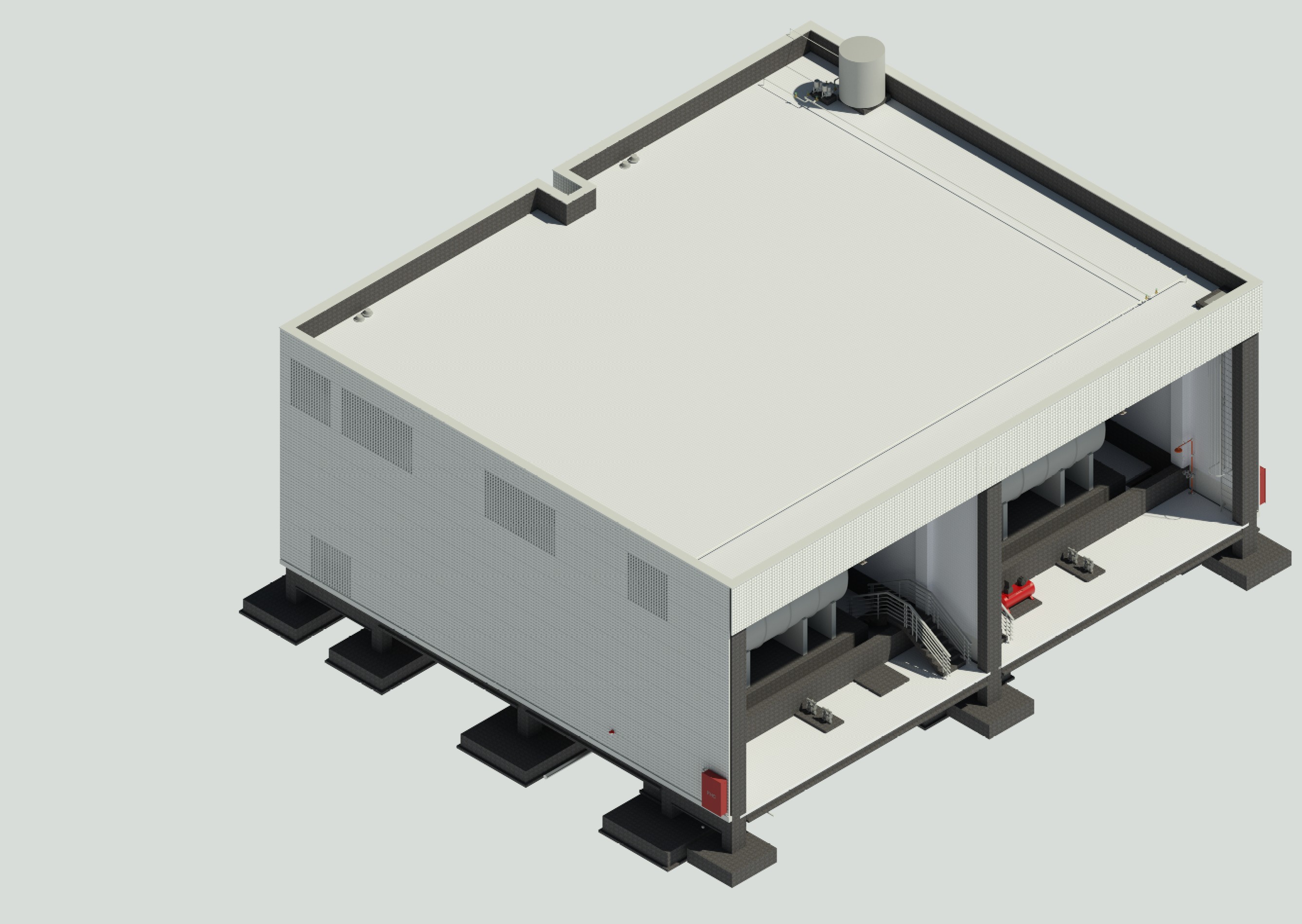 Chlorination Building — project view 2