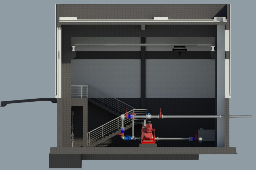 Fire Fighting Pumping Station — project view 4