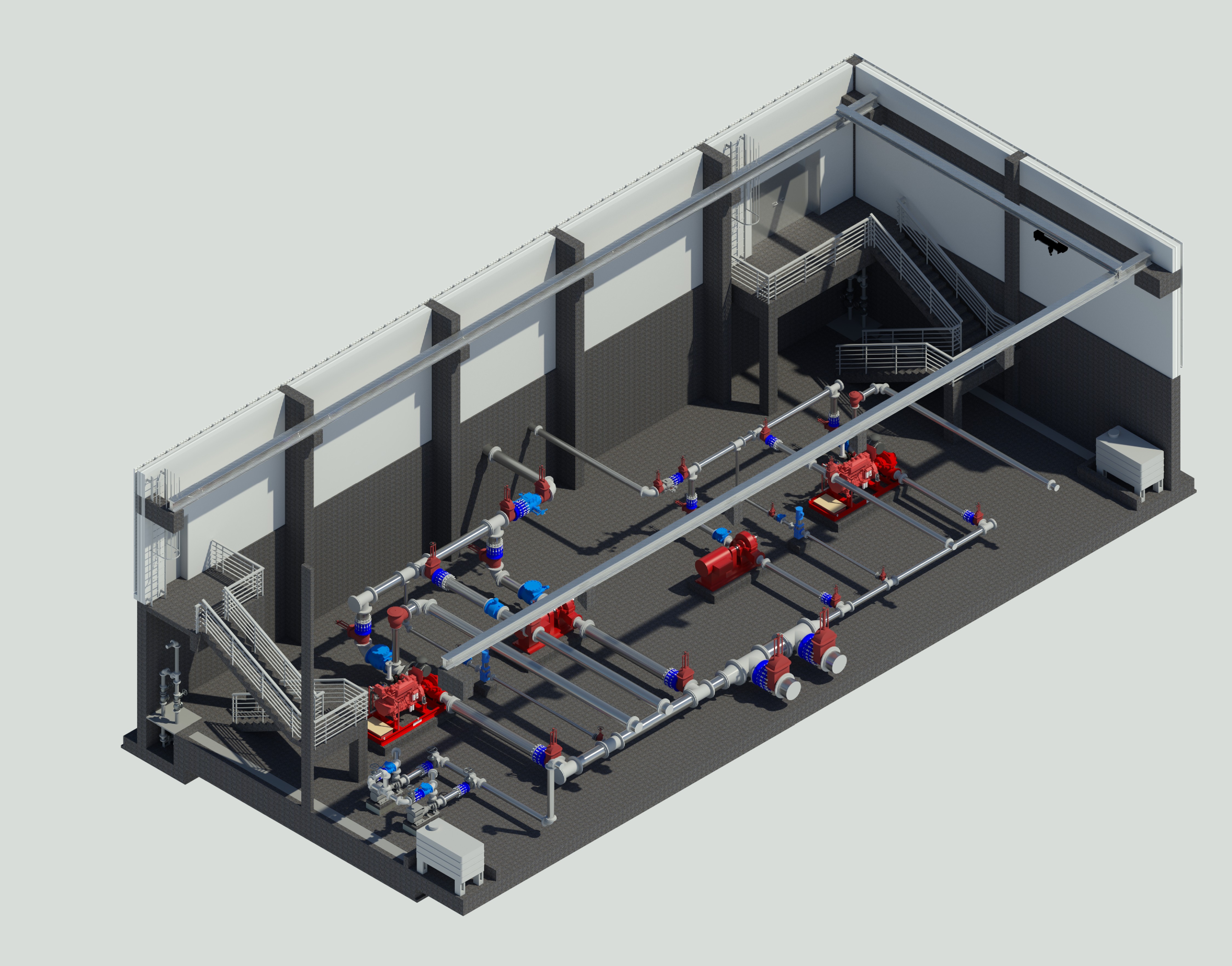 Fire Fighting Pumping Station — project view 5