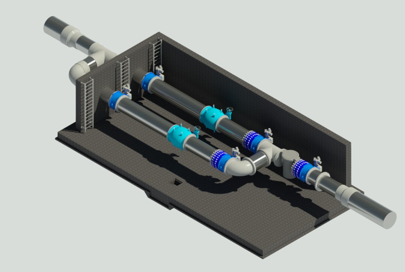 Flow Control Valve Chamber — project view 3